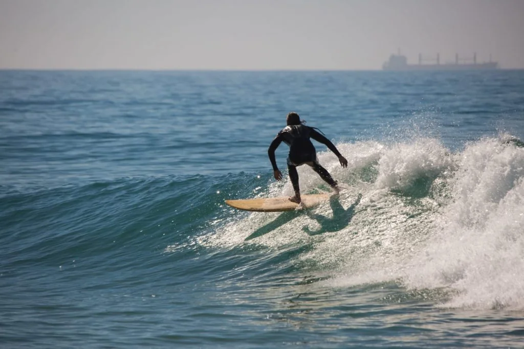 Surfing the waves in Morocco