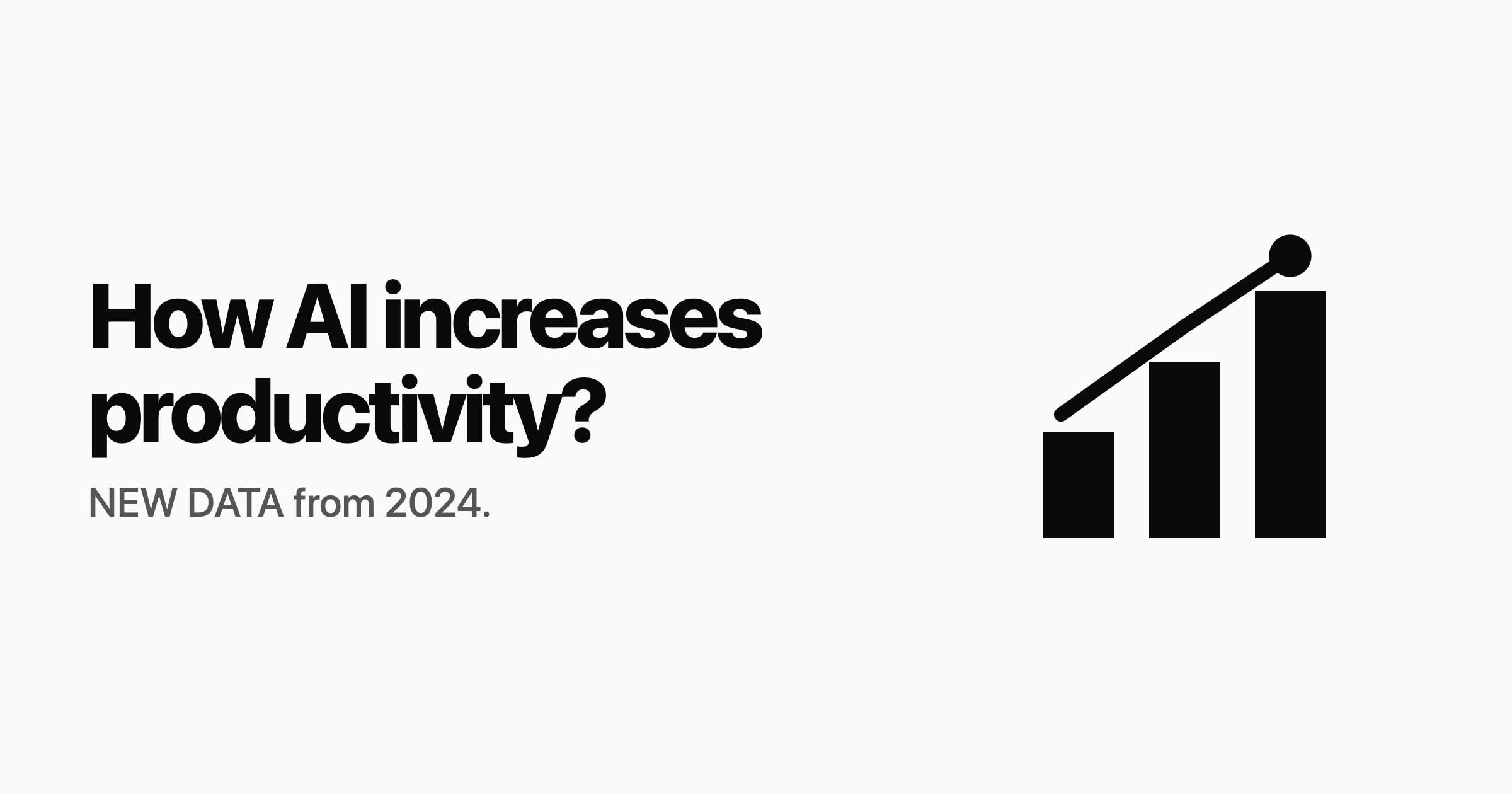 How AI increases productivity & revenue? [NEW DATA]