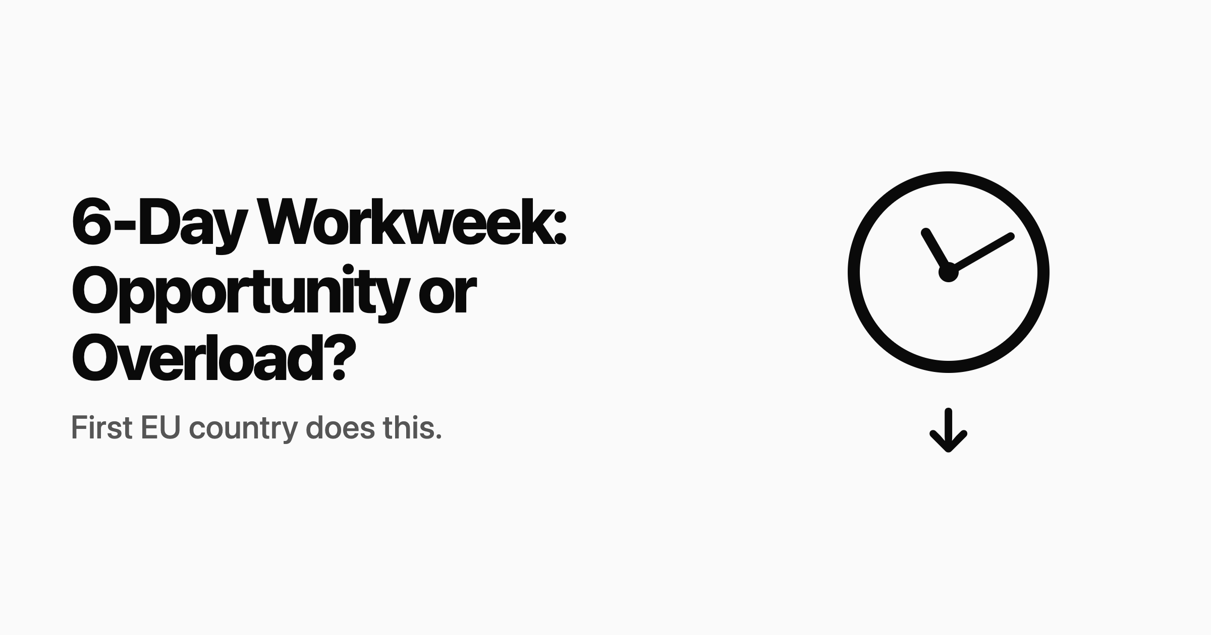 6-Day Workweek: Opportunity or Overload?