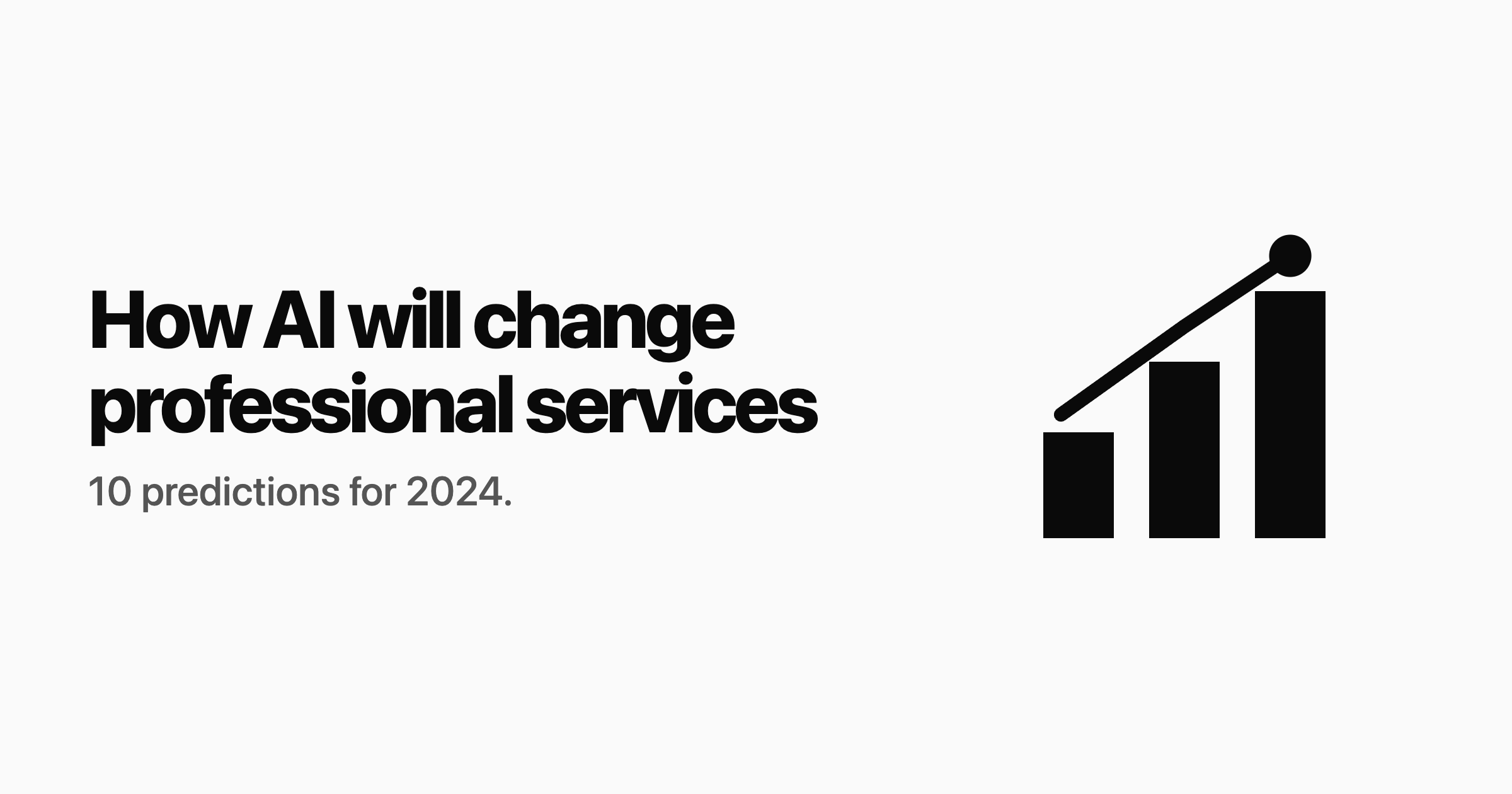 How AI will change professional services