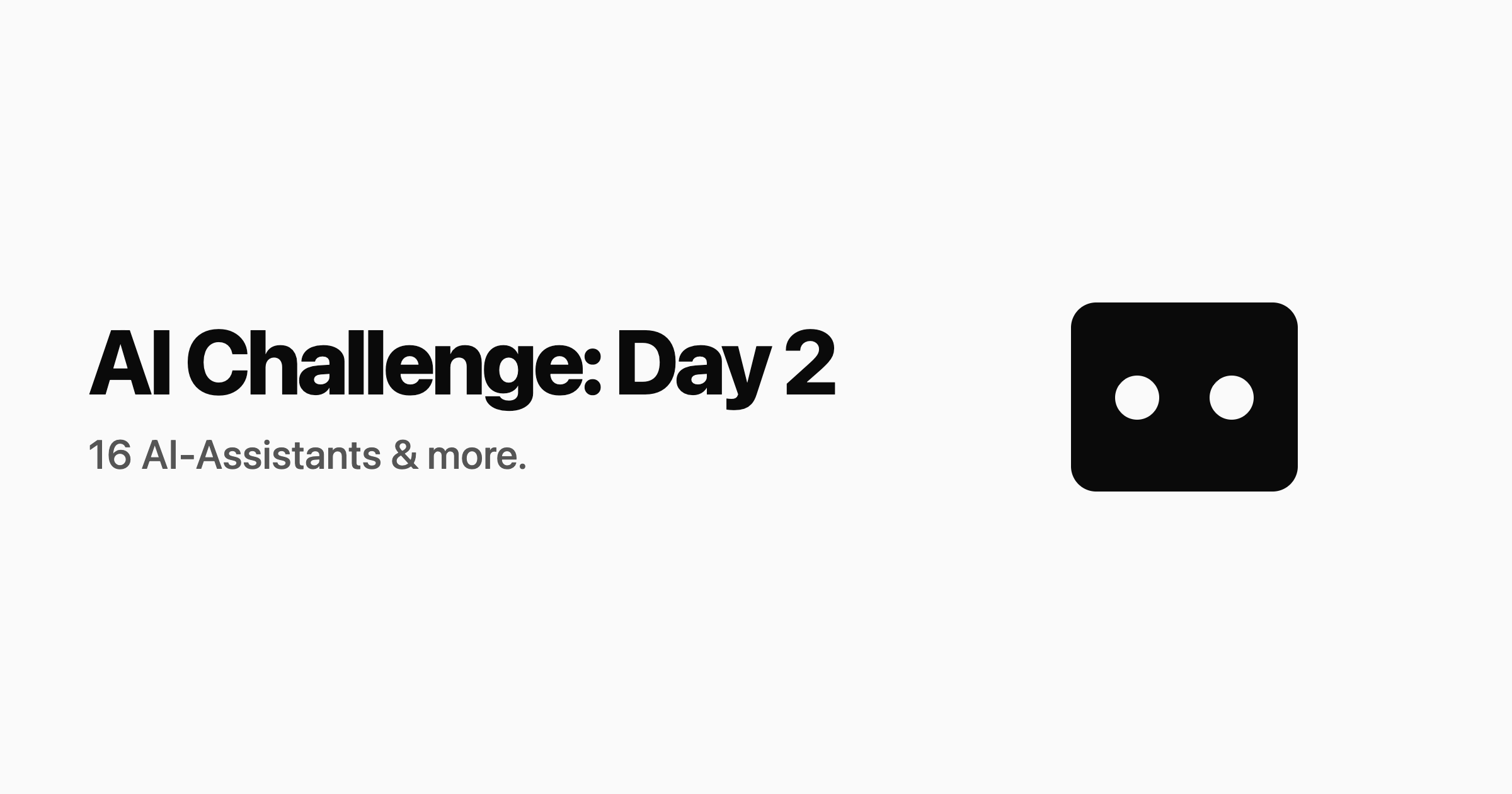 AI Challenge: Day 2