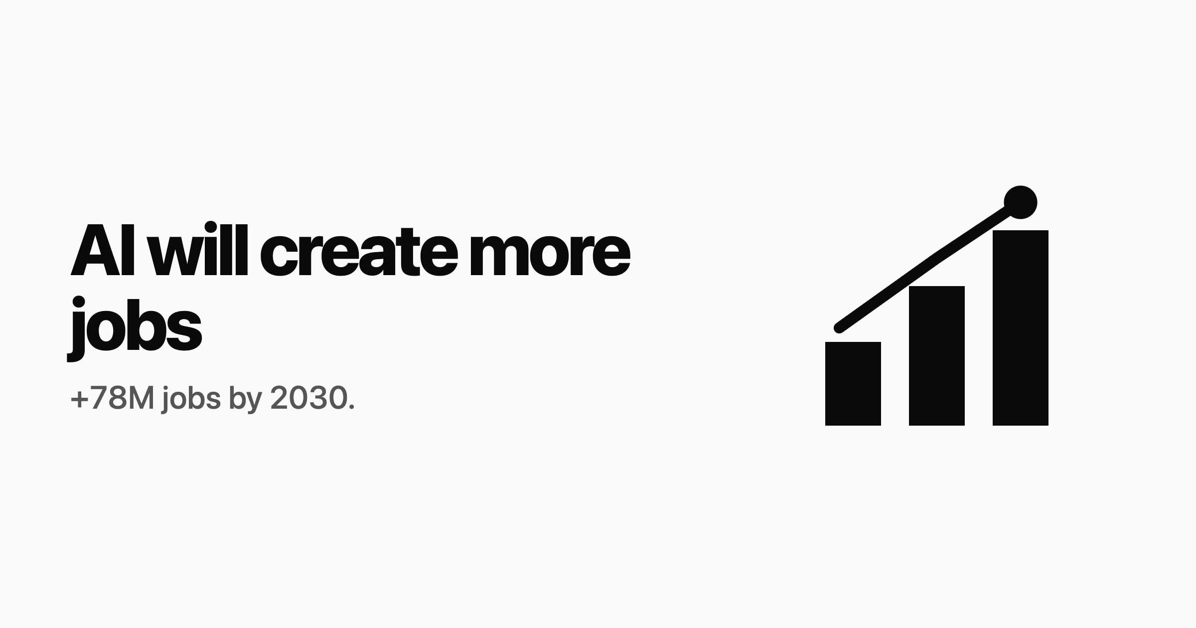 "AI will create more jobs" says World Economic Forum