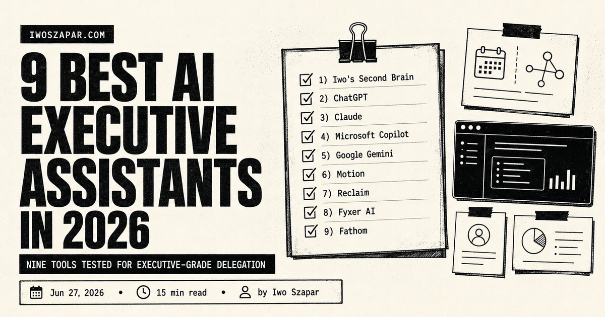 9 best AI executive assistants in 2026