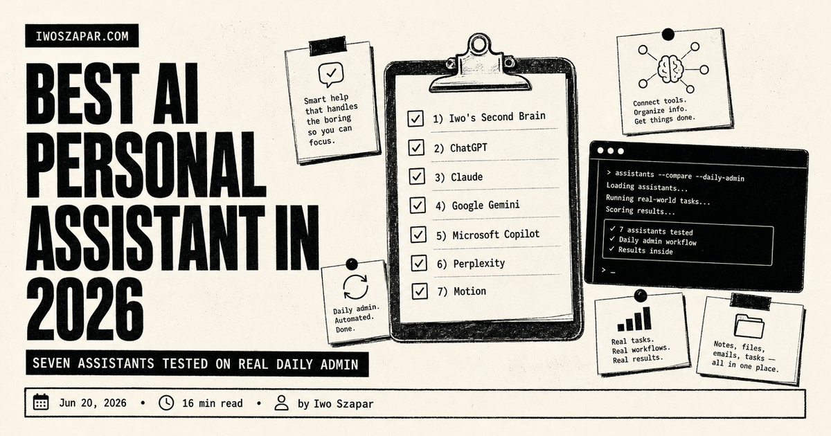 Best AI personal assistant in 2026