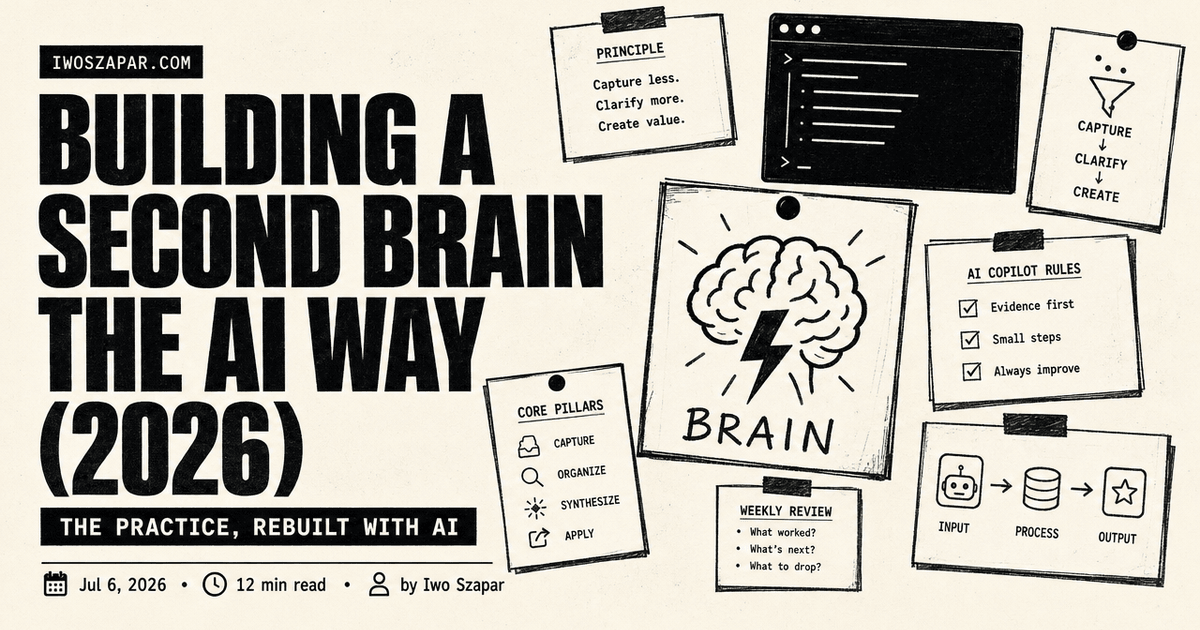 Building a Second Brain the AI Way (2026)