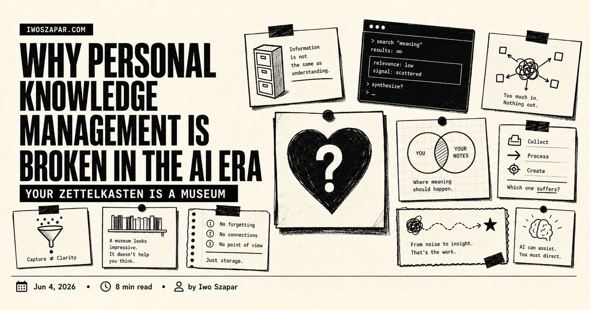 Why personal knowledge management is broken in the AI era